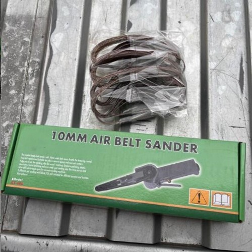 Air belt sander finger - finger, file