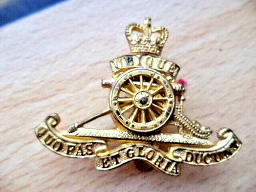 Royal artillery regiment - royal, gilt
