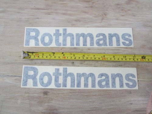 Rothmans honda original decals - rothmans,