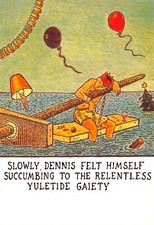 GLEN BAXTER  POSTCARD DENNIS