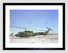 MILITARY AIR CRAFT CHOPPER MARINE BELL UH1N HUEY HELICOPTER ART PRINT B12X7607