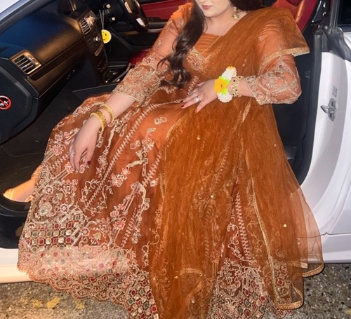 Designer pakistani orange - pakistani,