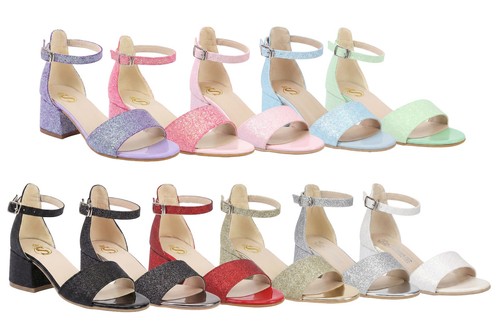 Girls ankle strap shoes block - ankle-strap,