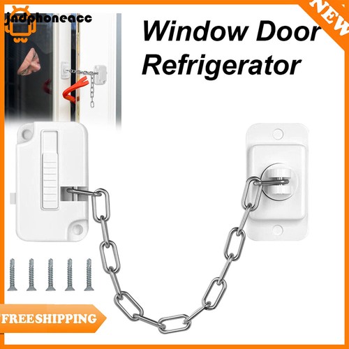 White fridge freezer door lock - fridge,