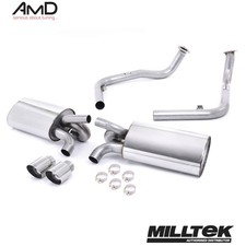 Milltek Exhaust Porsche Cayman S 3.4 987 Gen2 Cat Back Non Resonated SSXPO118