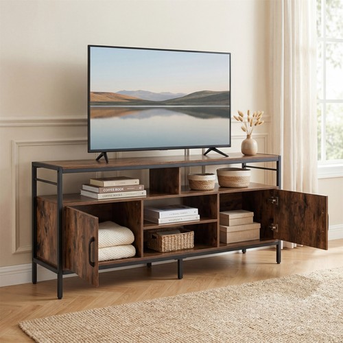 Media console table wooden - table,