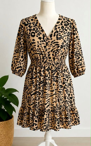 Tesco beige black leopard - tesco, beige/black