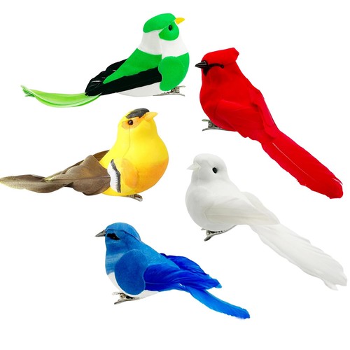 5pcs artificial birds fake - birds,