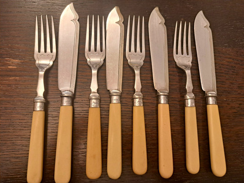 Vintage 8pc cutlery set - cutlery,