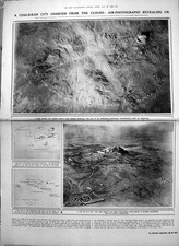 Old Damaged Air Photographs Revealing Ur Britannia Yacht Racing 1923 20th