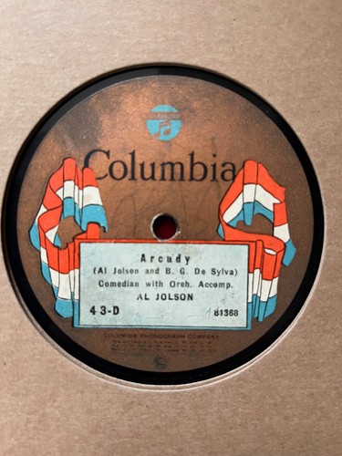 78rpm personality al jolson - 78rpm,,