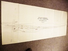 Railway history map plan Great
