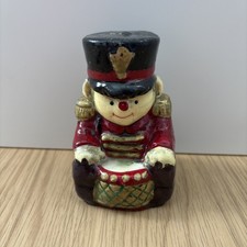 Vintage Christmas Xmas Toy Soldier Candle 10cm Drummer Drums