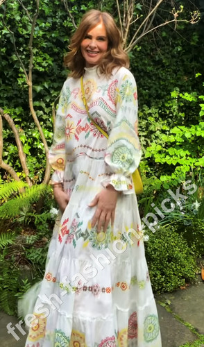 Zara embroidered dress oyster - embroidered,
