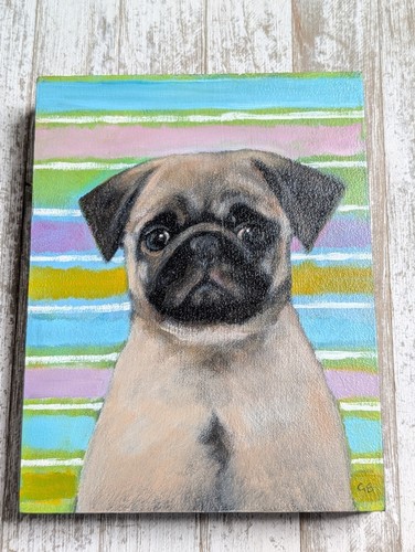 Adorable original oil painting - original,