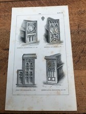 1850 gothic architecture print
