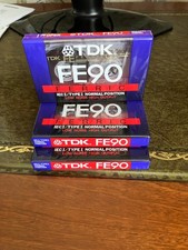 TDK FE90 x3 BLANK AUDIO