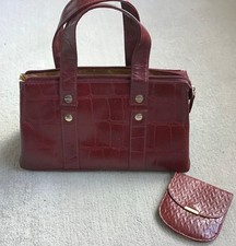 Burgundy leather Tommy and