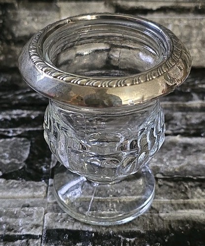 Antique pressed glass urn - pressed, cup