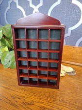 Vintage Wooden Thimble Wall Hanging Shelf Display Rack Storage Holder 24x