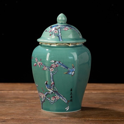 Ceramic ginger jar porcelain - jar,