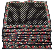 Vera Bradley 8 Black Floral