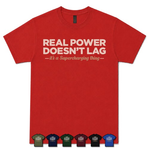 Real power doesn lag - real, doesn't