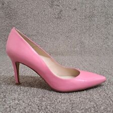 LK Bennett Floret Shoes Candy Pink 40 UK 7 Patent Leather 3.5" Stiletto Heel