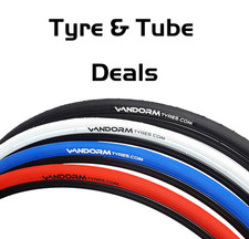 Vandorm Speed Road Bike Tyre 700c x 23c - VARIOUS COLOURS Tyre and Tube Deals