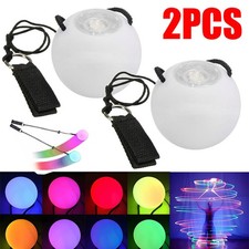 2Pcs Multicolor Glow POI LED