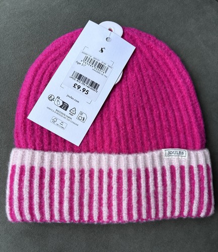Pink joules beanie hat age - hat,