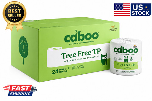Caboo bamboo bath tissue - bamboo,