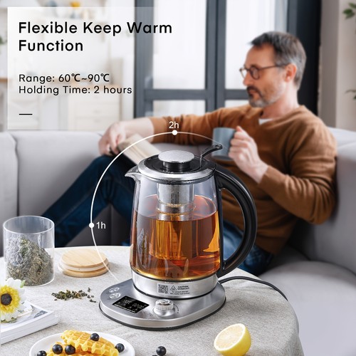Smart glass tea kettle w - smart,