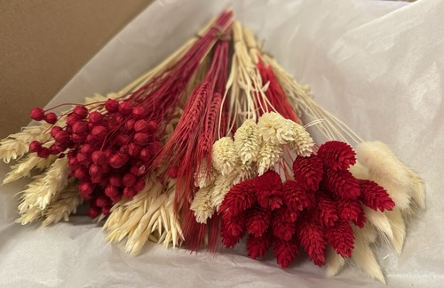Posy bouquet stems dried - bouquet,
