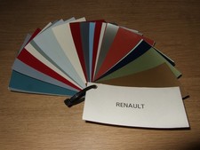 RENAULT 1960's PAINT SWATCHES