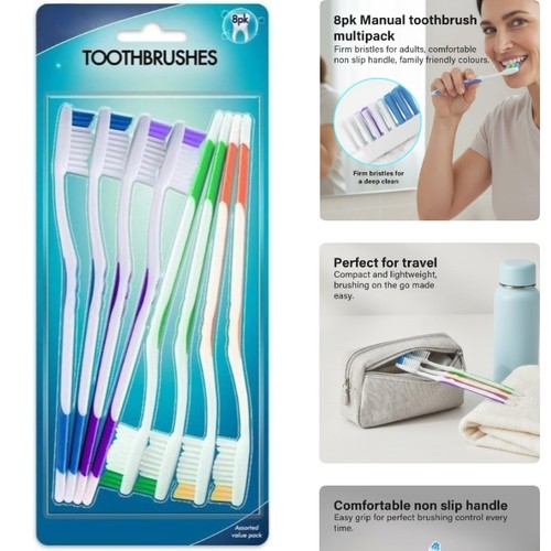 Pack manual toothbrush - manual,