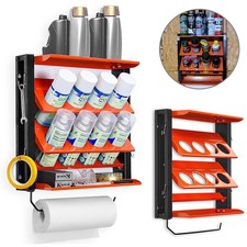 Spray Can + Paper Towel Holder