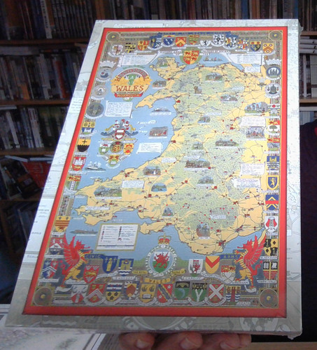 Pictorial history map - pictorial, of
