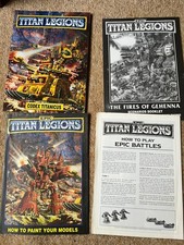 Warhammer Epic 40,000 Titan Legions Rule Books Data Sheets Markers