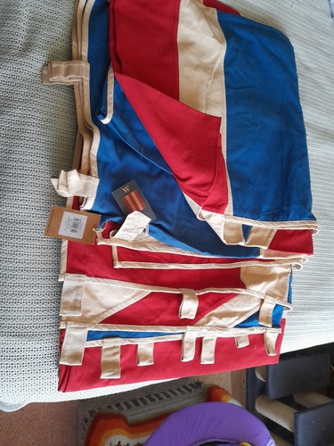 Union jack curtains pair - union, in