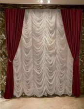 Curtains Set Sheer Panel