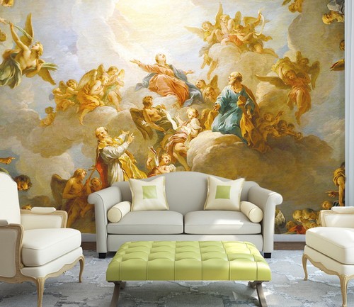 Angel oil painting wall - 55,