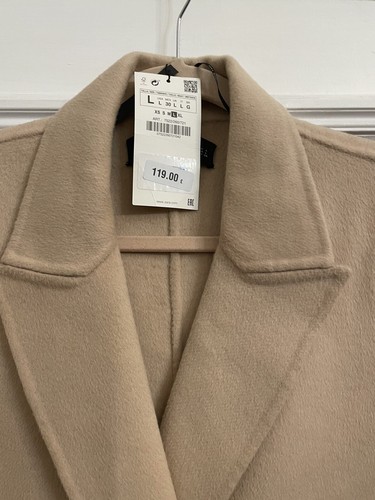 Zara camel beige coloured wool - camel,