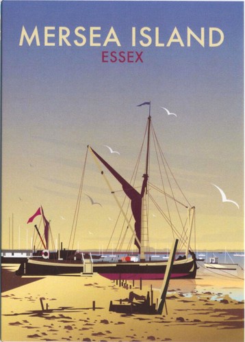 Mersea island thames barge - thames,