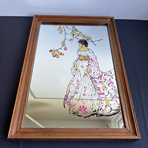 Art nouveau 1970s lady - art,