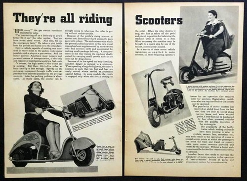 Motor scooters 1937 - motor,