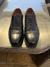 Loake black capped toe Oxfords