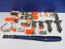 NERF BLASTER GUN ATTACHMENT BUNDLE N STRIKE ELITE lot SCOPE STOCK GRIP BARREL