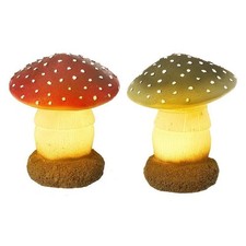Toadstool portable table - portable, lamp