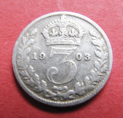 Edward vii silver - vii, threepence